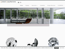 Tablet Screenshot of globalarquitectura.com